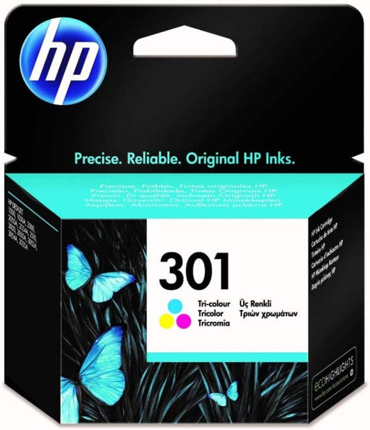 HP 301 (CH562EE) Original Druckerpatrone Farbe für HP DeskJet