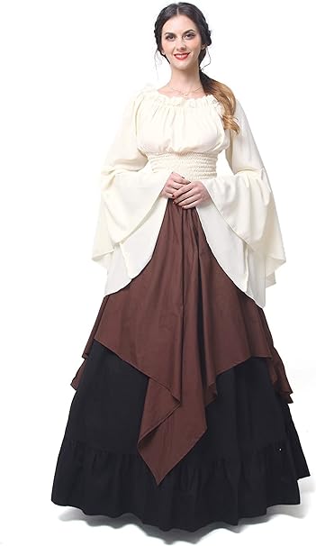 Damen Mittelalter Viktorianische Kleider