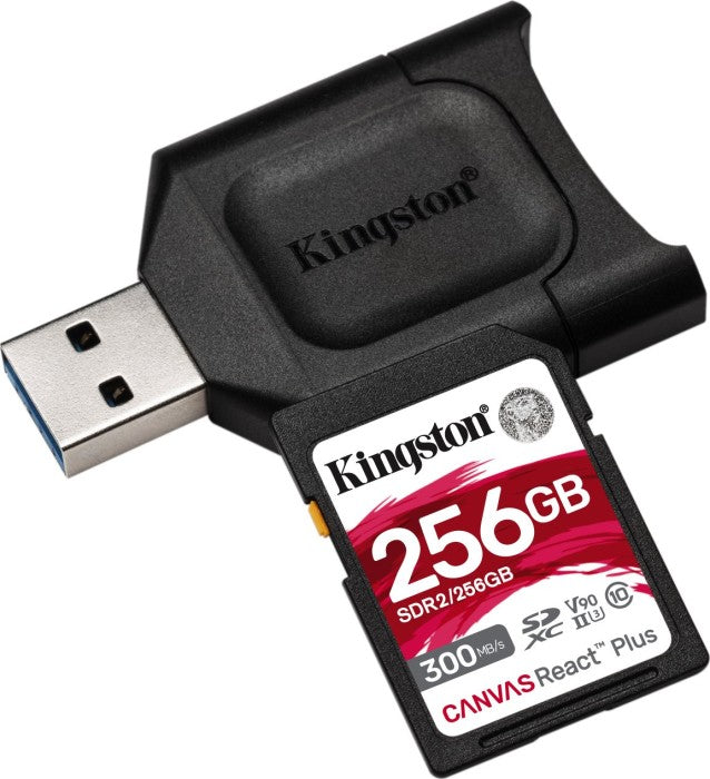 Kingston MLPR2/256GB SD cards + card readers 