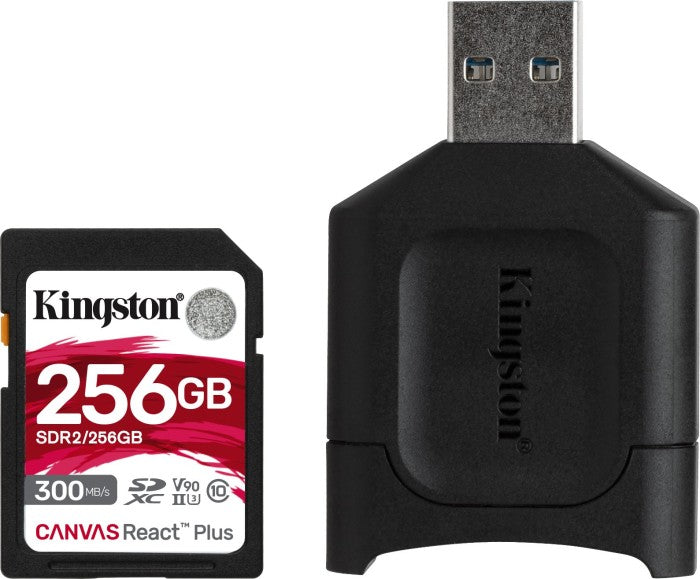 Kingston MLPR2/256GB SD cards + card readers 