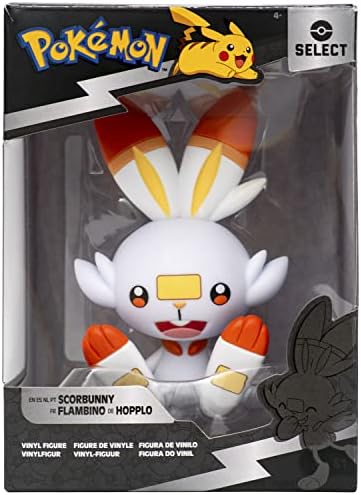 Pokémon PKW2520 Scorbunny Select 4-inch Vinyl Figure 