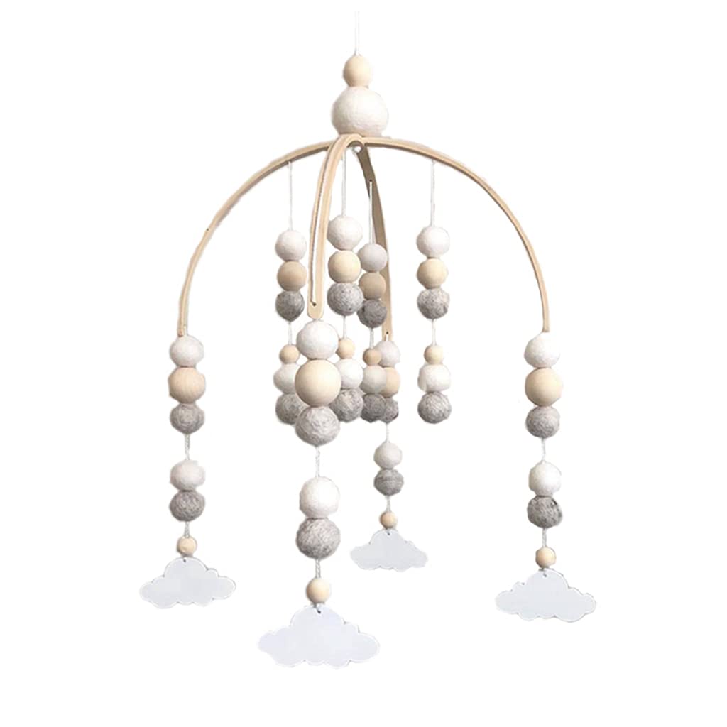 Felt beads wind chime 