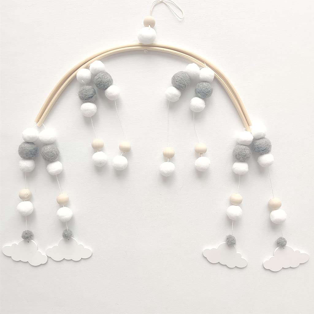 Felt beads wind chime 