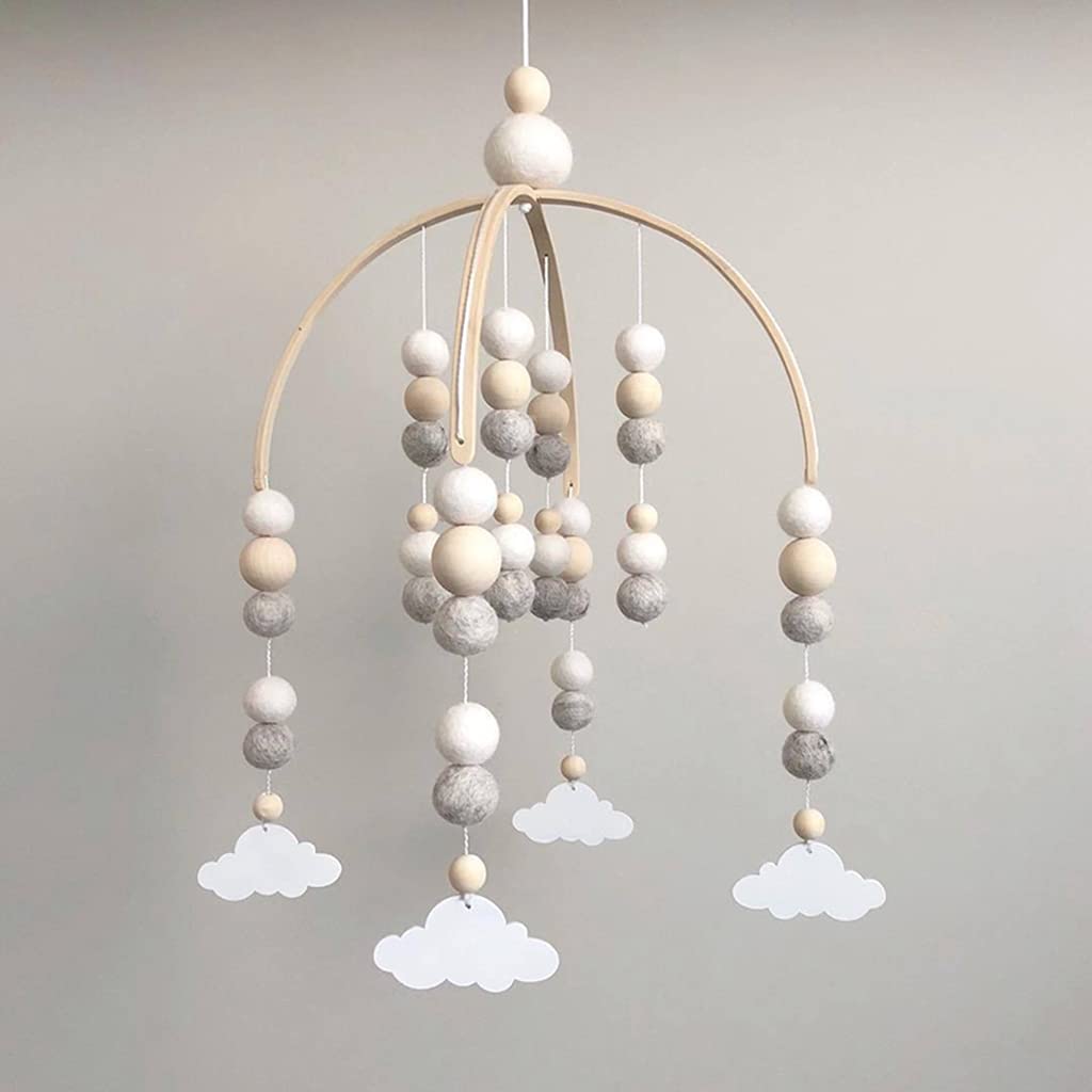 Felt beads wind chime 