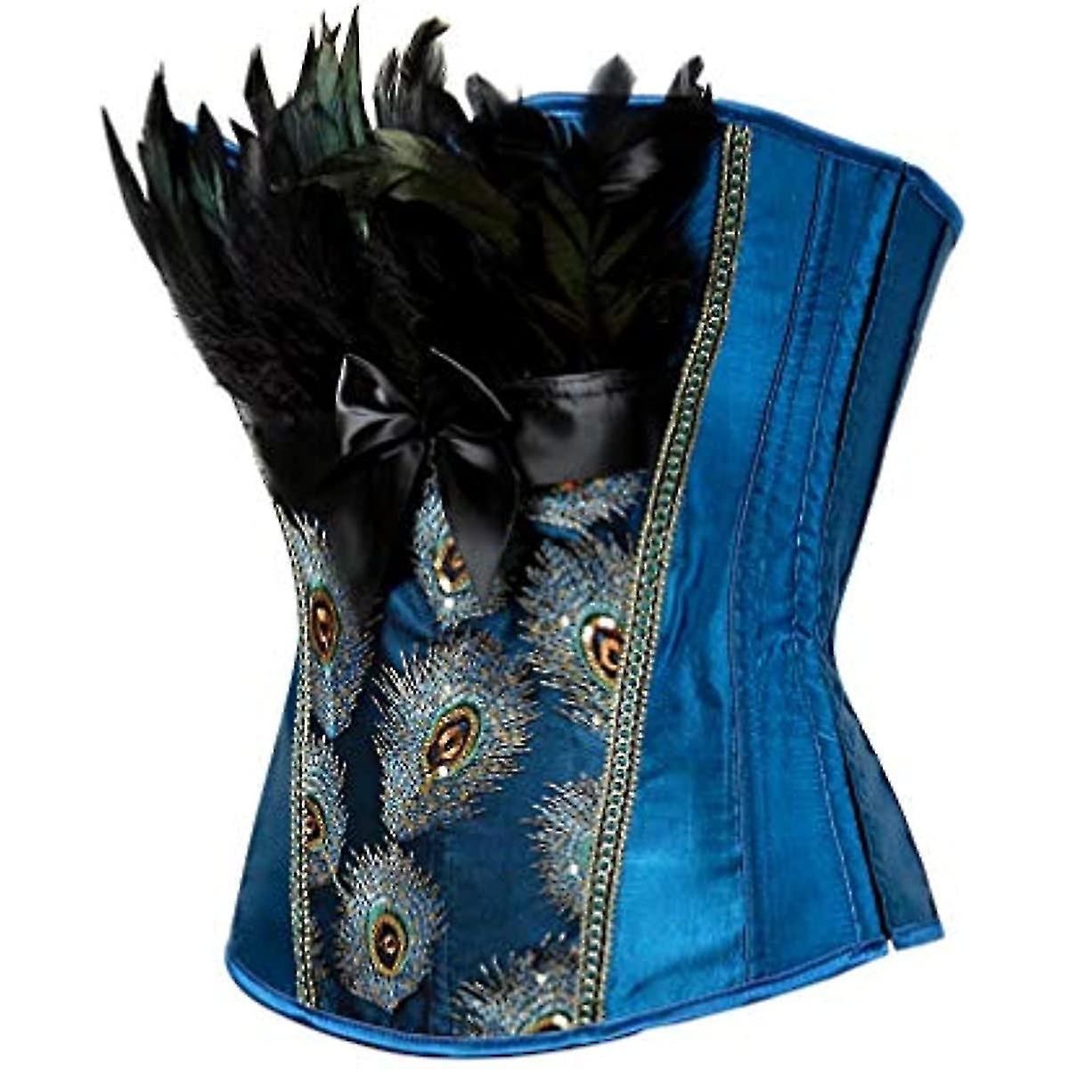 Corset peacock style