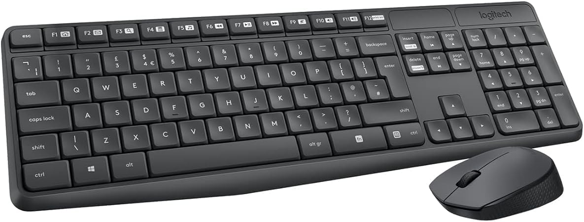 Logitech MK 235 lichtgrau