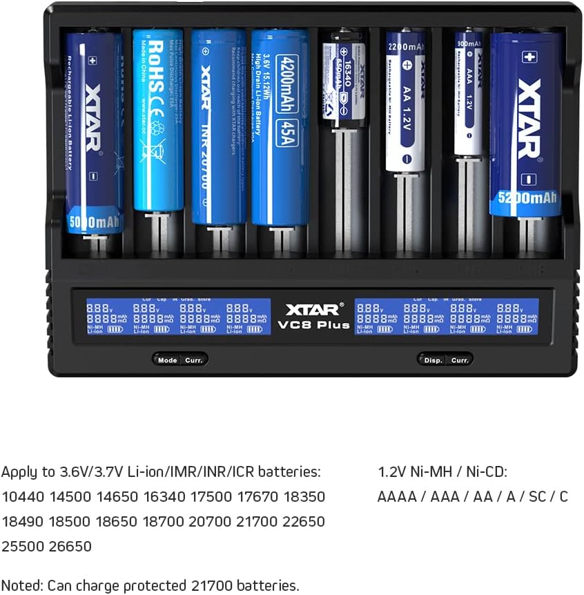 XTAR battery charger