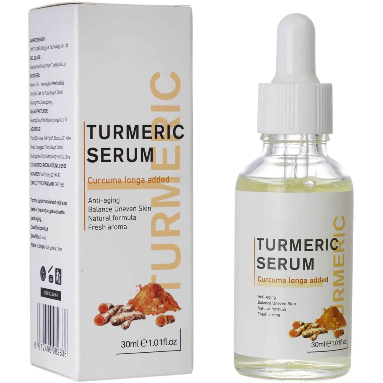 Turmeric serum