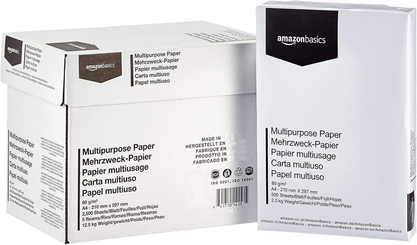 Amazon Basics A4 printer paper