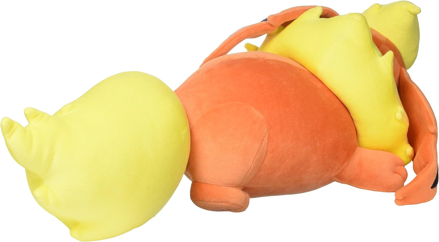 Large sleeping Flareon plush toy