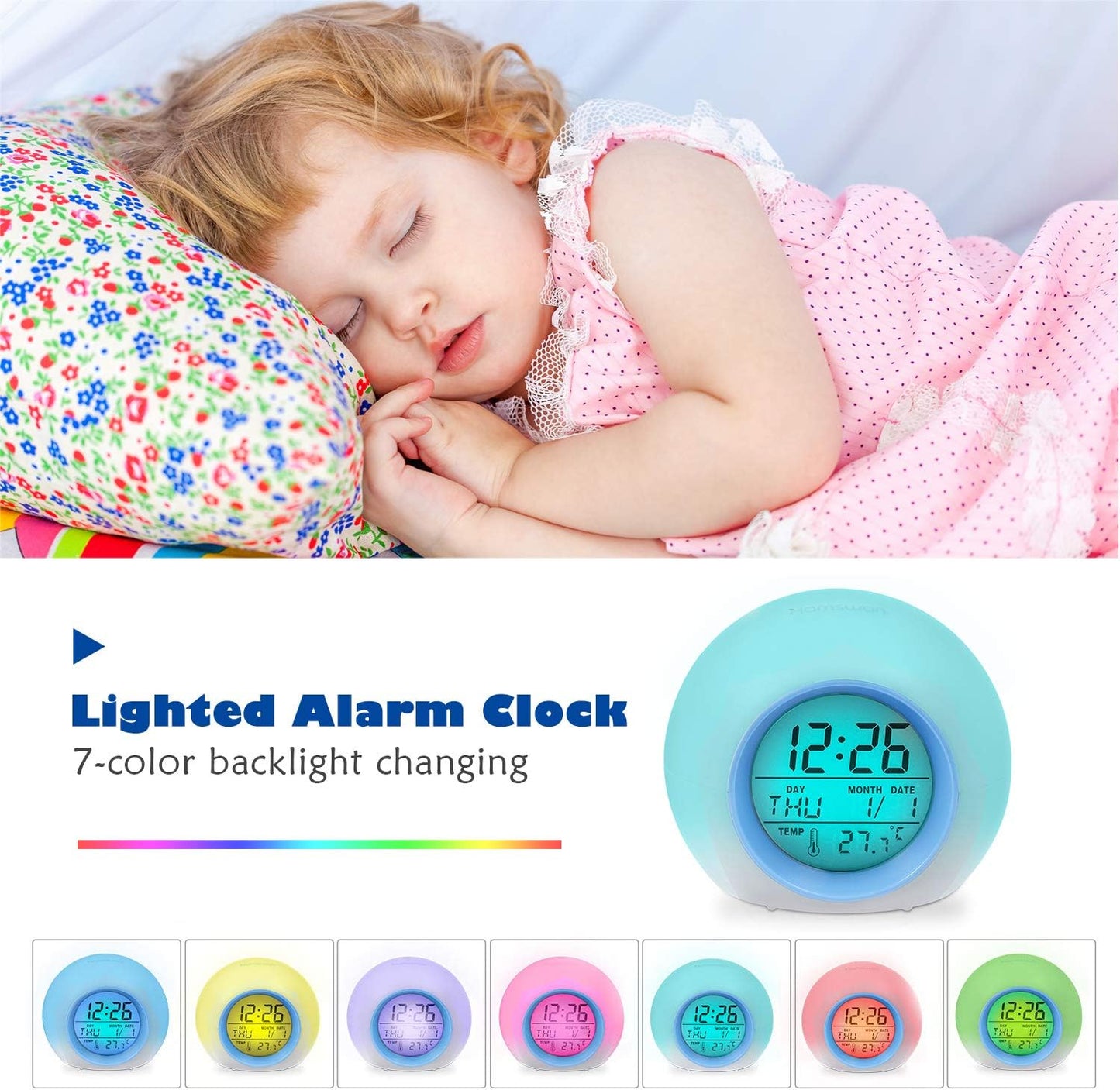 LED alarm clock 