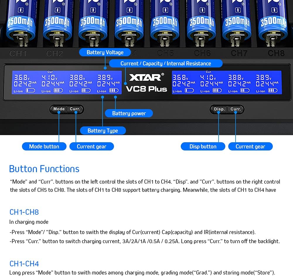 XTAR battery charger