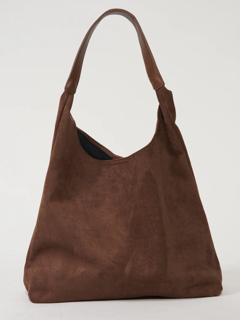 Suede Daily Leather Tote