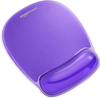 Amazon Basics Mouse Pad with Gel Crystal Wrist Rest 