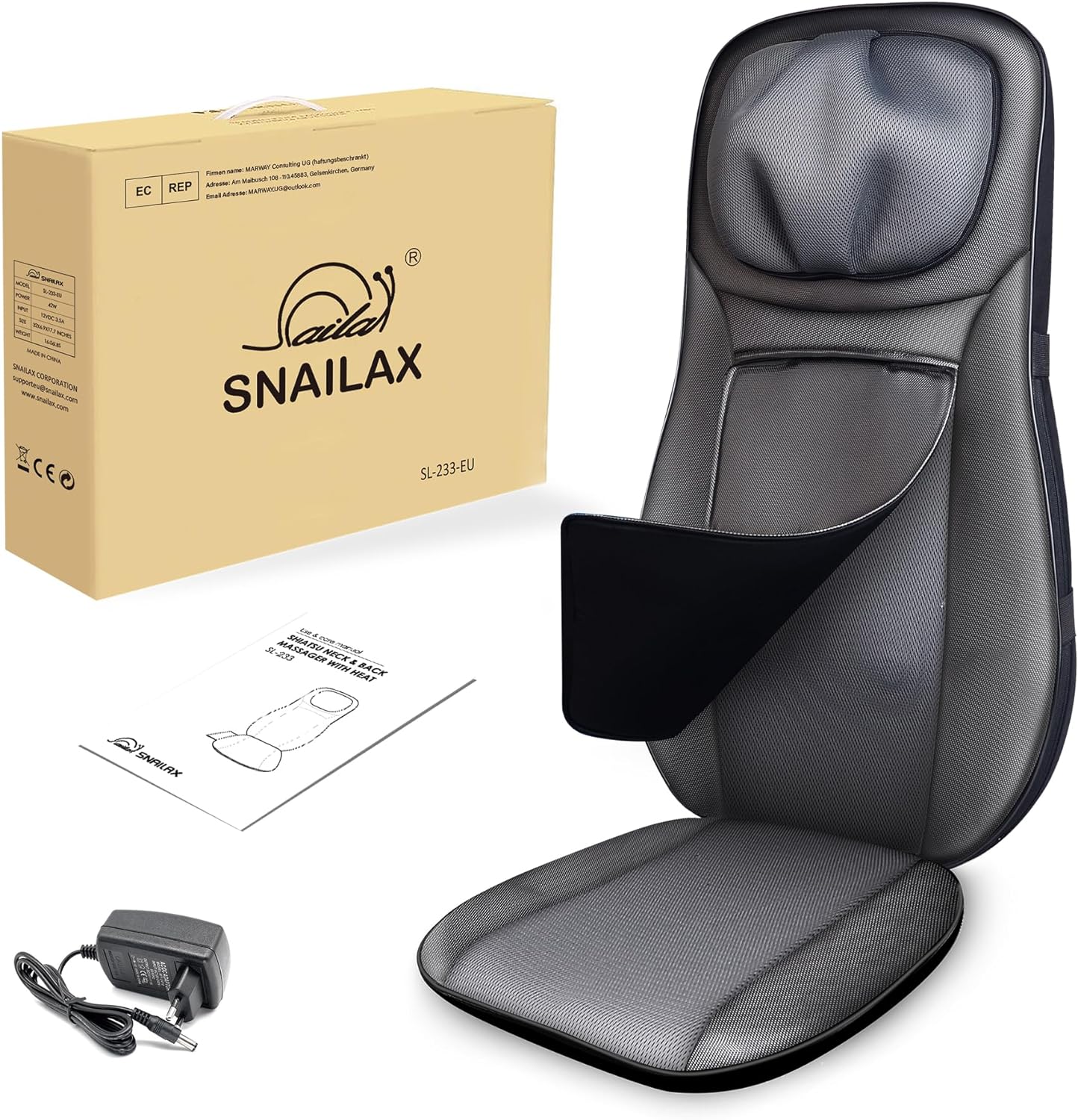 Snailax massage seat cover for back massage 