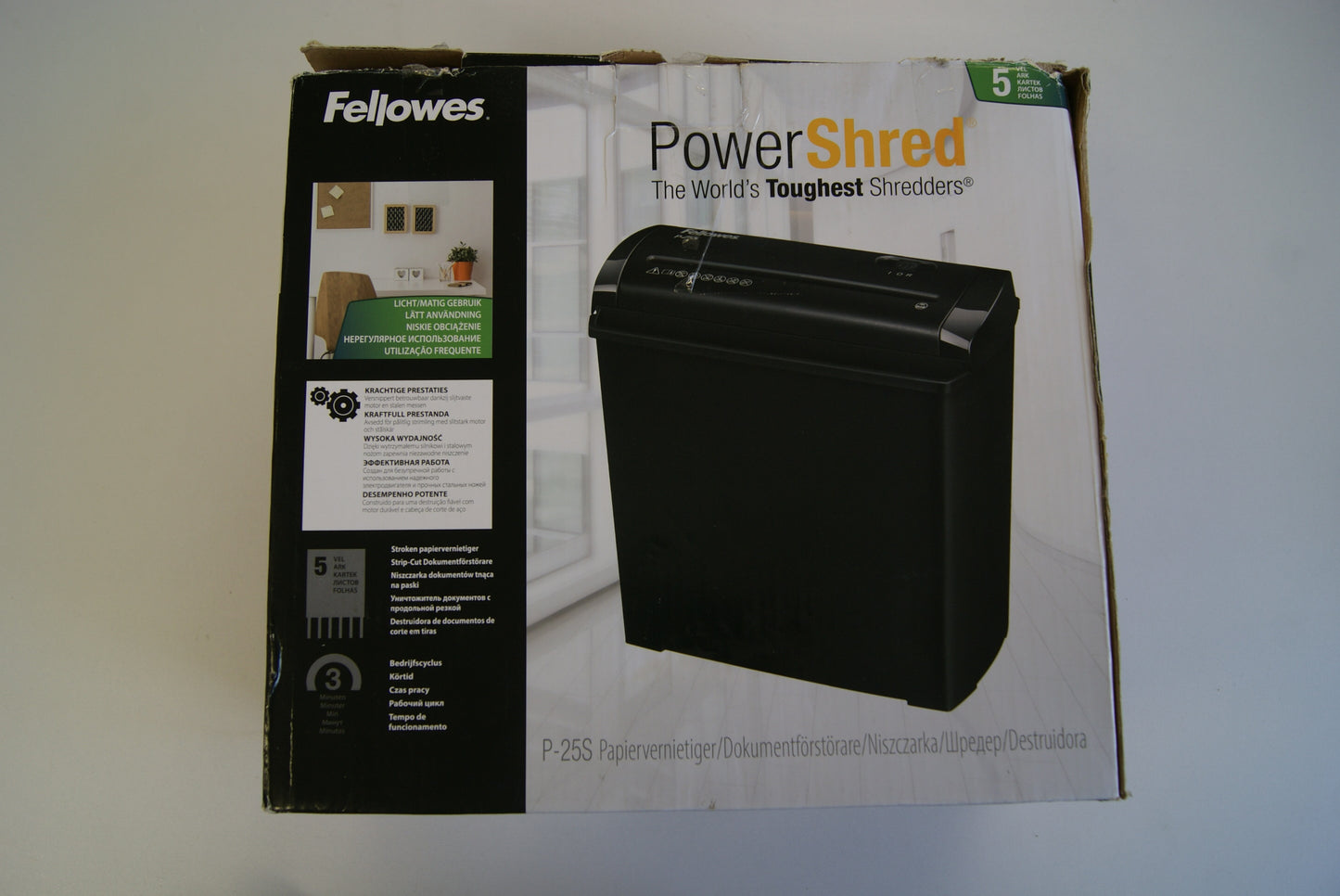 Fellows Paper Shredder - P-25S 