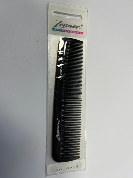 Hair comb black 15cm