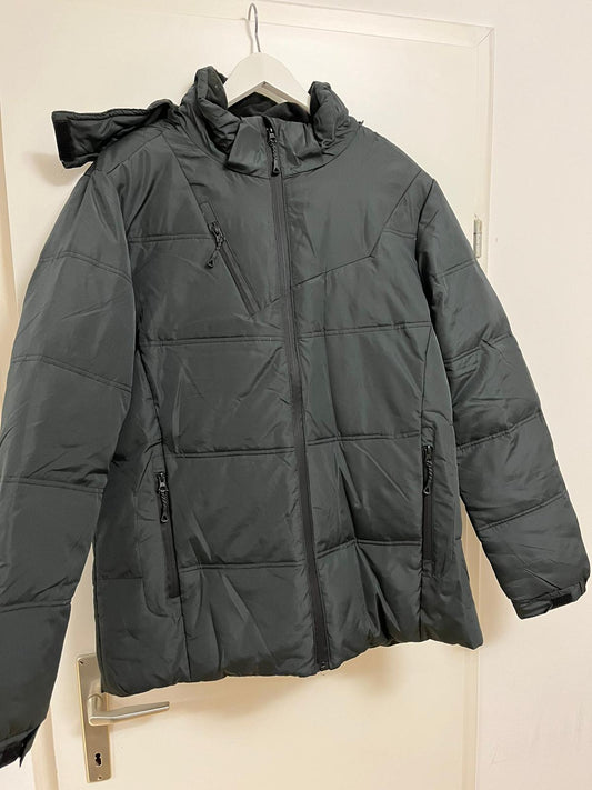 Thermal down jacket with hood from Saphirvogel for men