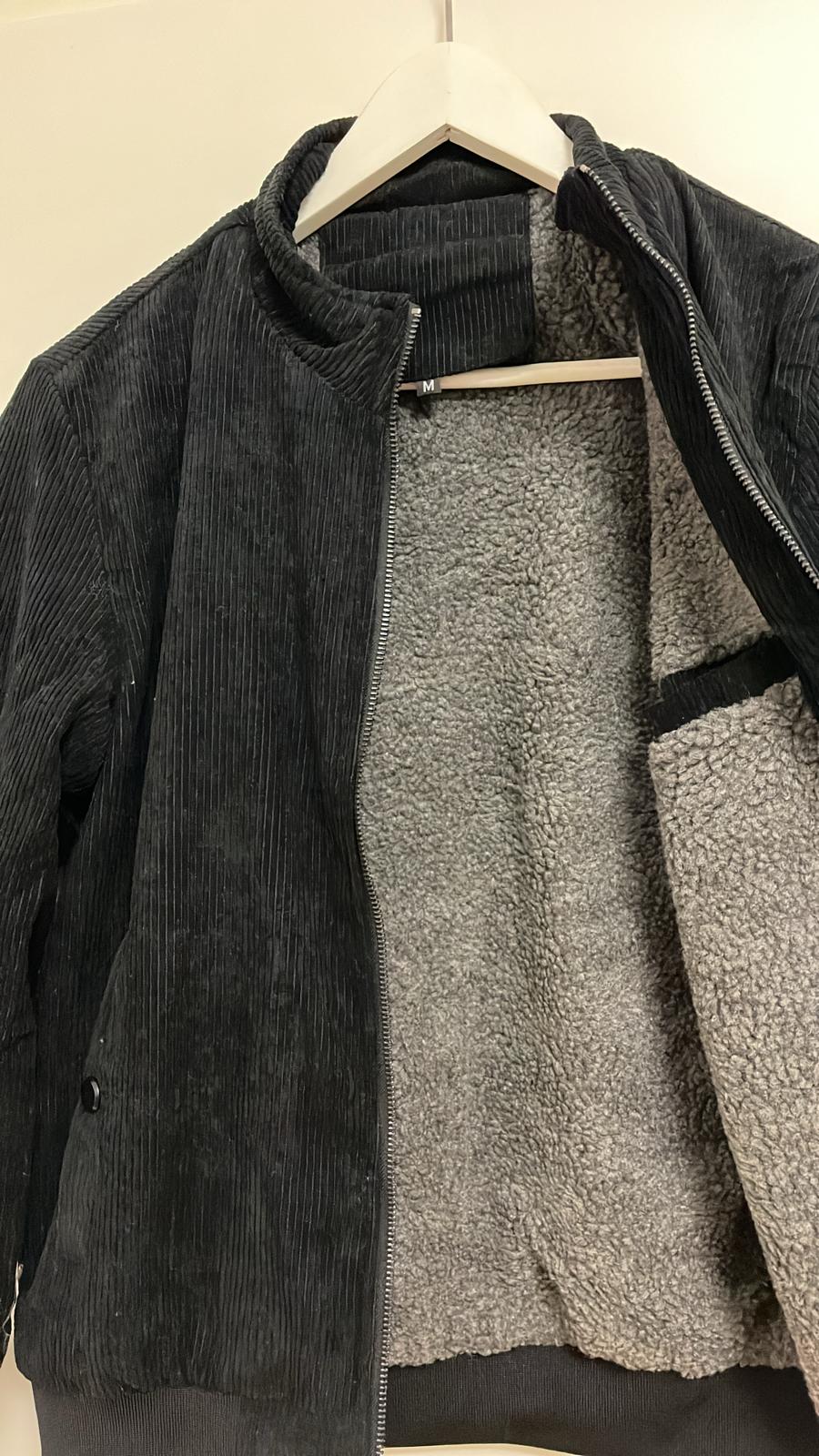 black corduroy jacket