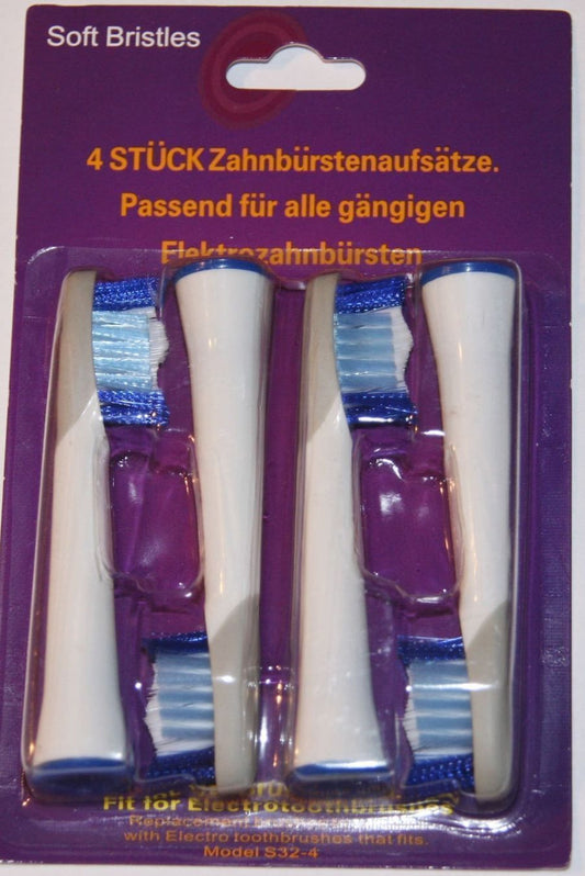 Ersatzzahnbürsten S32-4 4 Stück (Generikum)