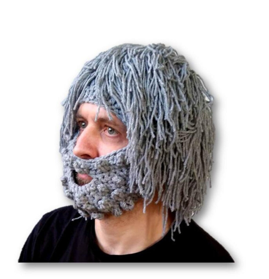 Caveman Beard Beanie Wig 